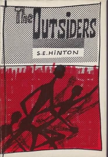 Obálka knihy The Outsiders od S. E. Hintonové